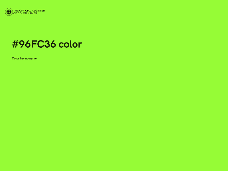 #96FC36 color image