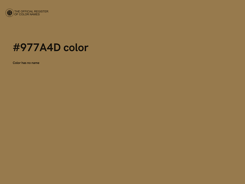 #977A4D color image