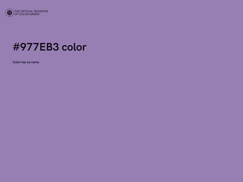 #977EB3 color image