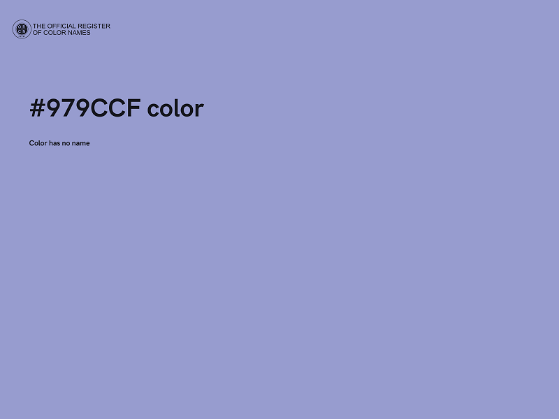 #979CCF color image