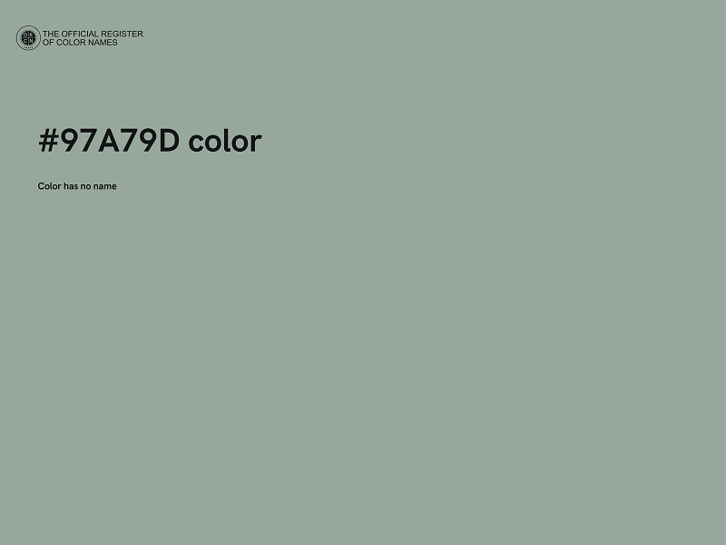 #97A79D color image