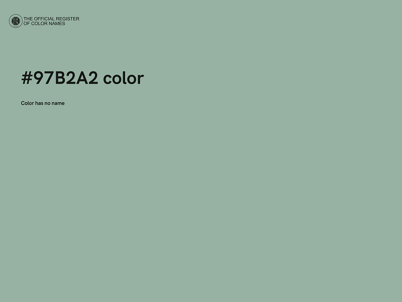 #97B2A2 color image