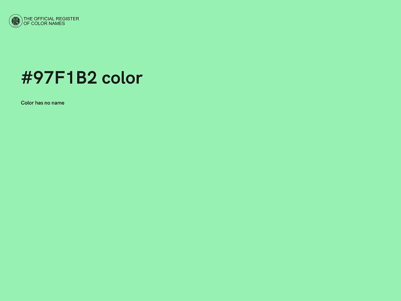 #97F1B2 color image