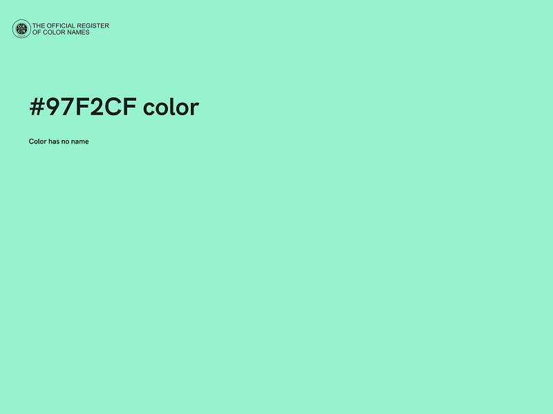 #97F2CF color image