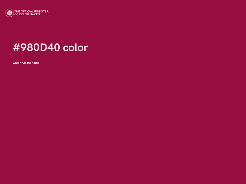 #980D40 color image