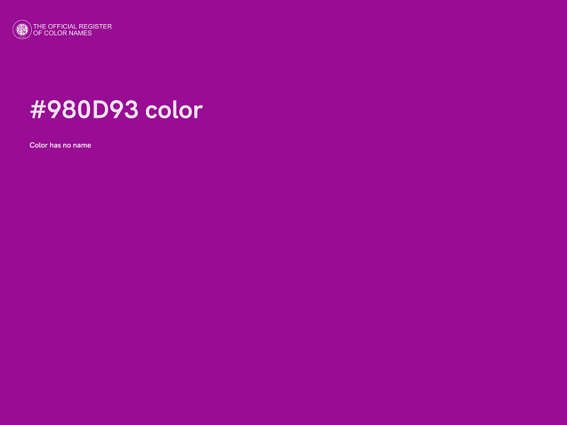 #980D93 color image