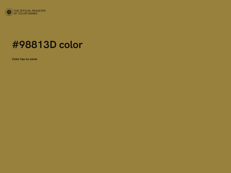 #98813D color image