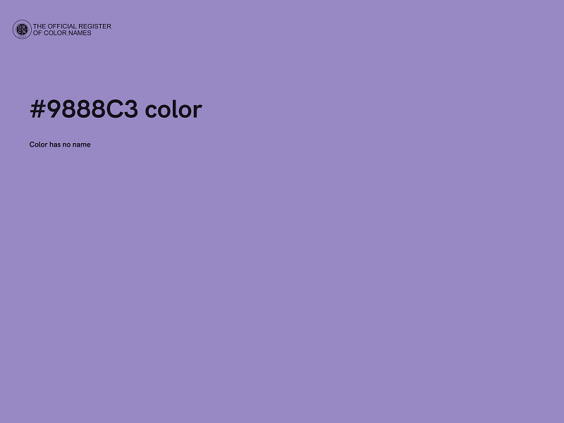 #9888C3 color image