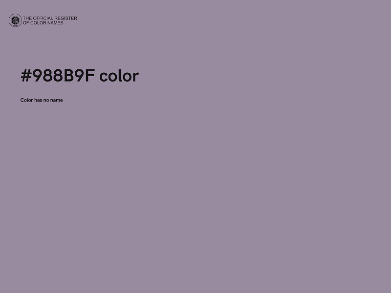 #988B9F color image