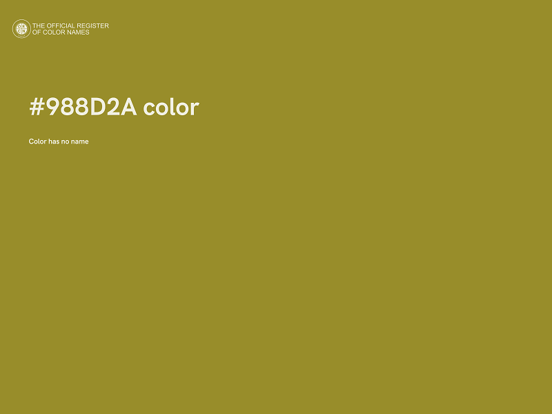 #988D2A color image