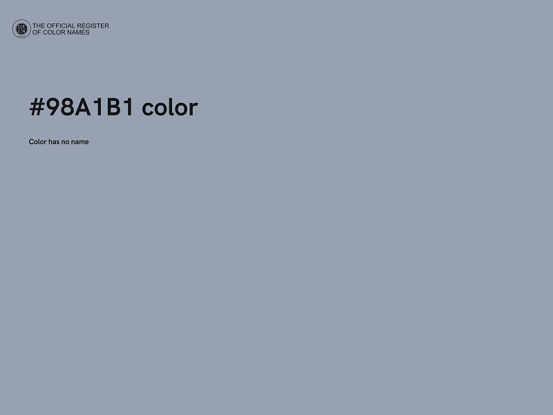 #98A1B1 color image