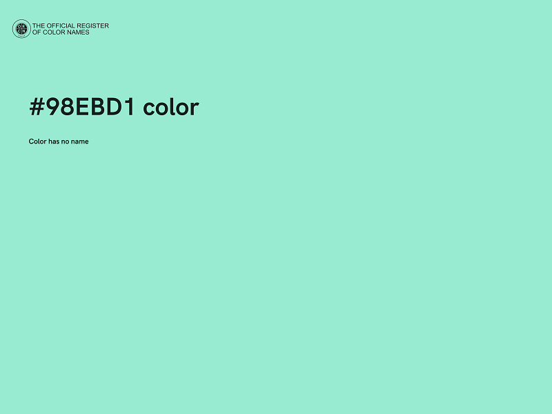 #98EBD1 color image