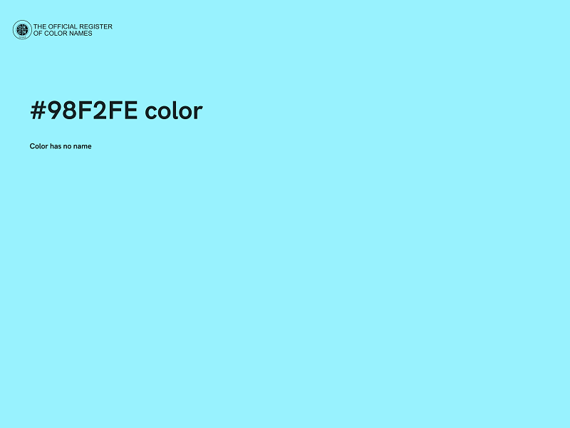 #98F2FE color image