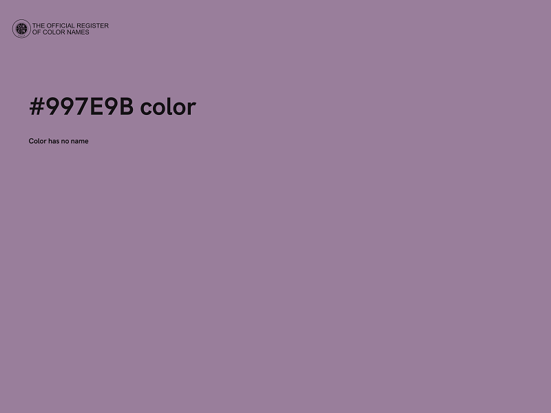 #997E9B color image