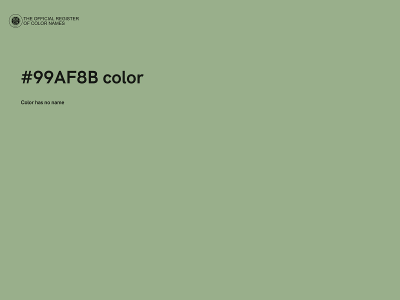 #99AF8B color image