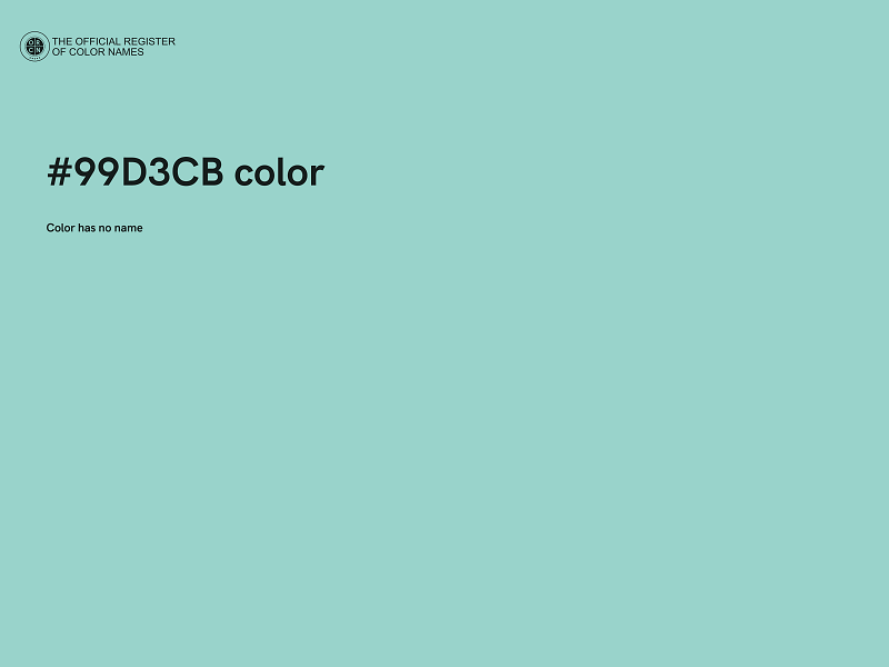 #99D3CB color image