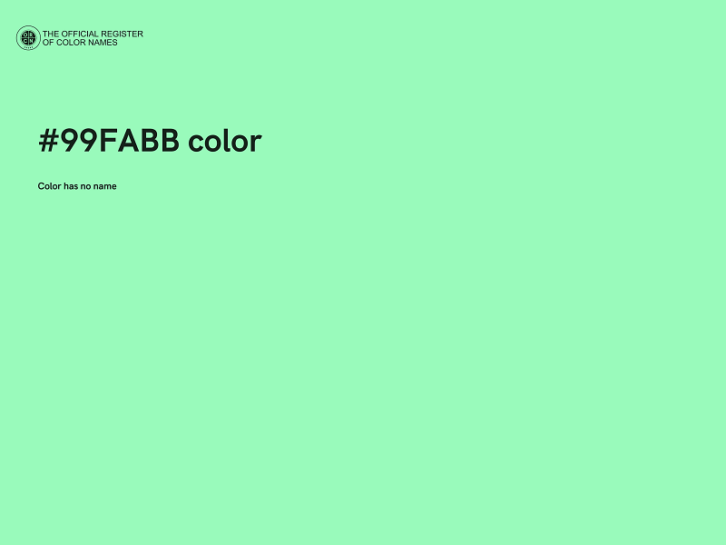 #99FABB color image