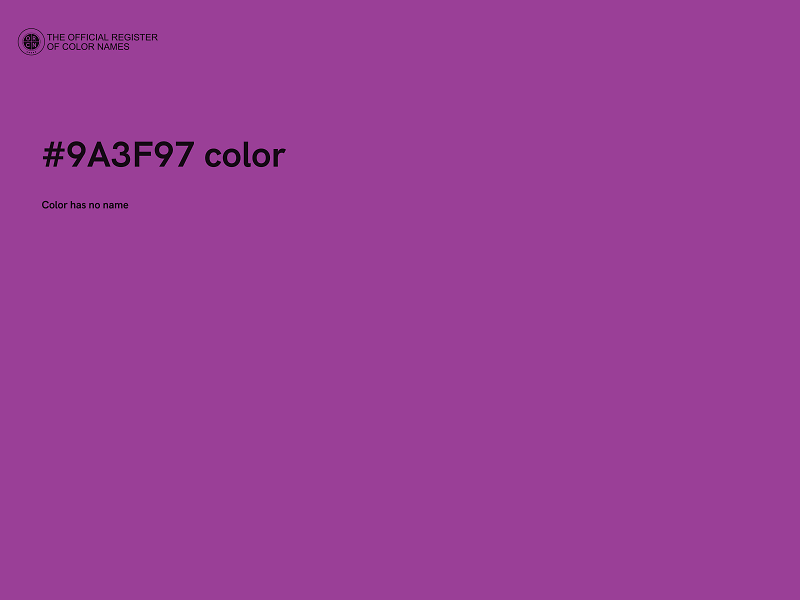 #9A3F97 color image