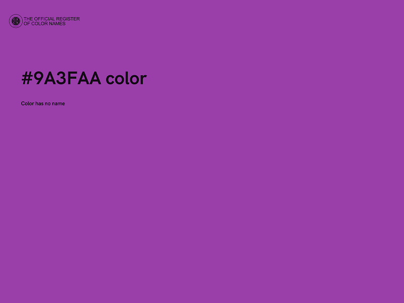 #9A3FAA color image