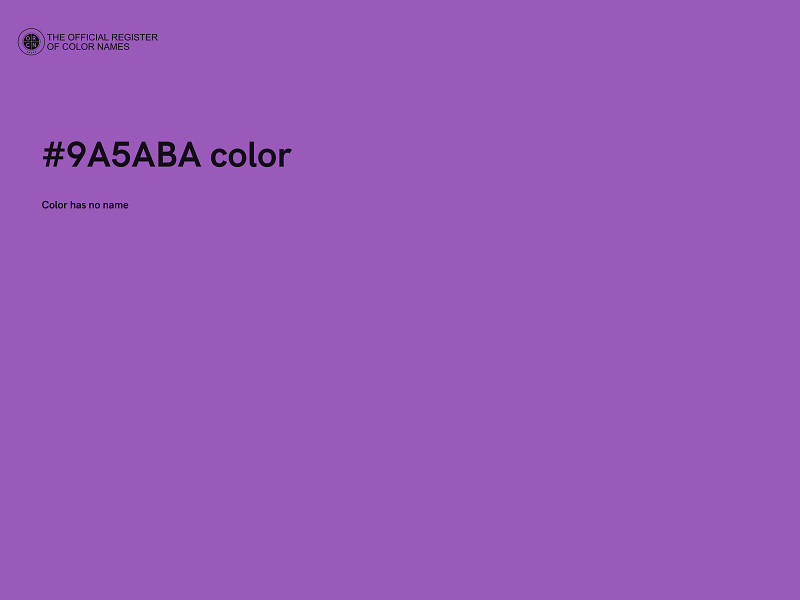 #9A5ABA color image