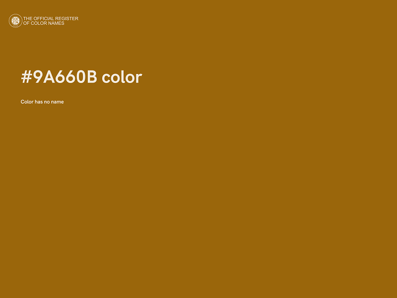 #9A660B color image