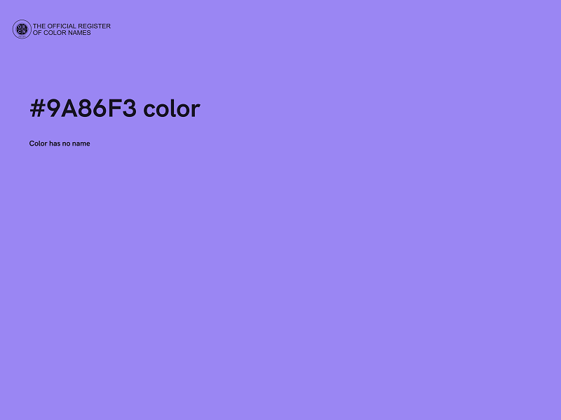 #9A86F3 color image