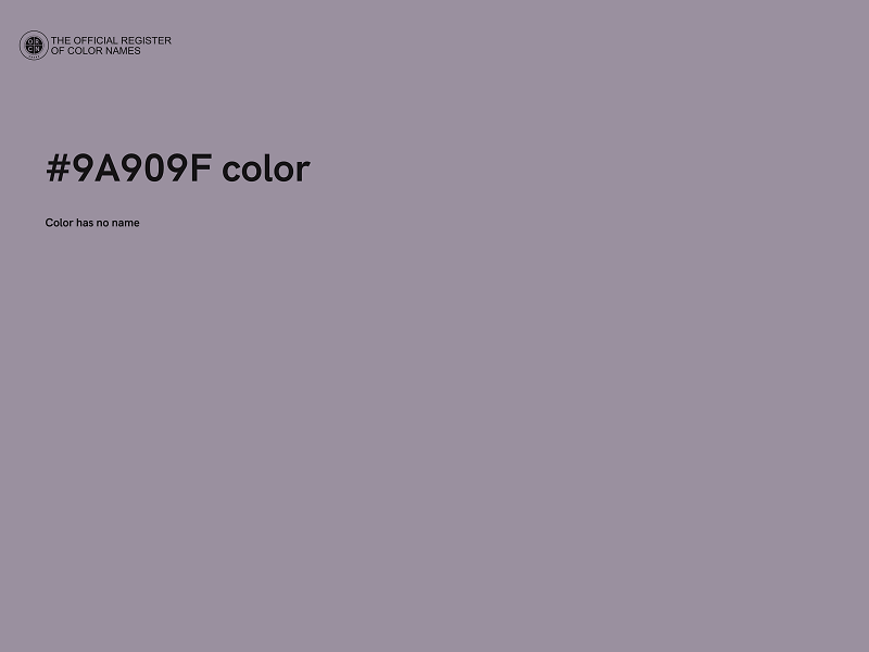 #9A909F color image