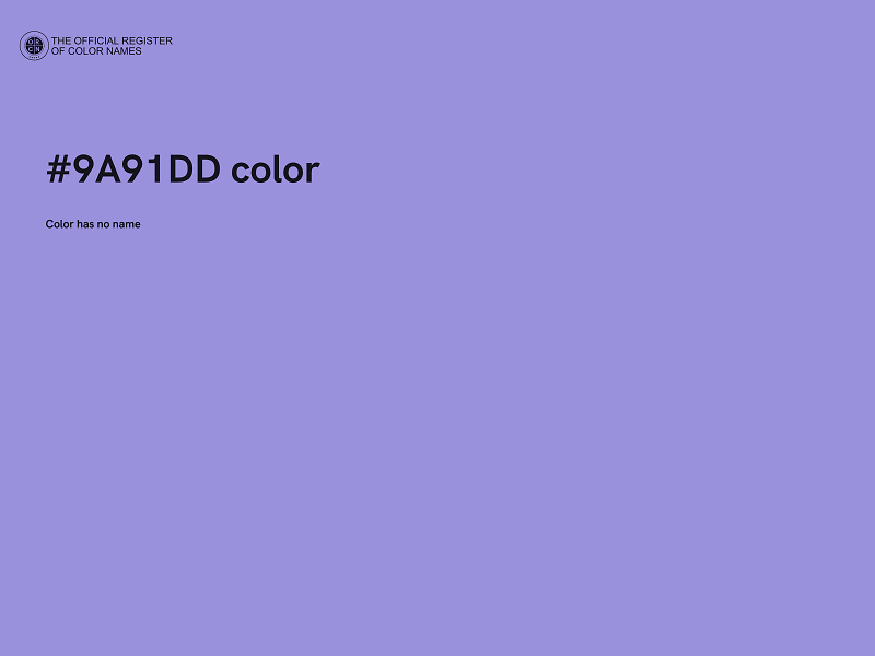 #9A91DD color image