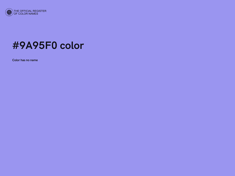 #9A95F0 color image