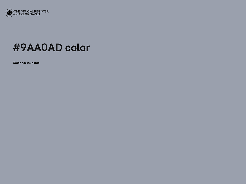 #9AA0AD color image