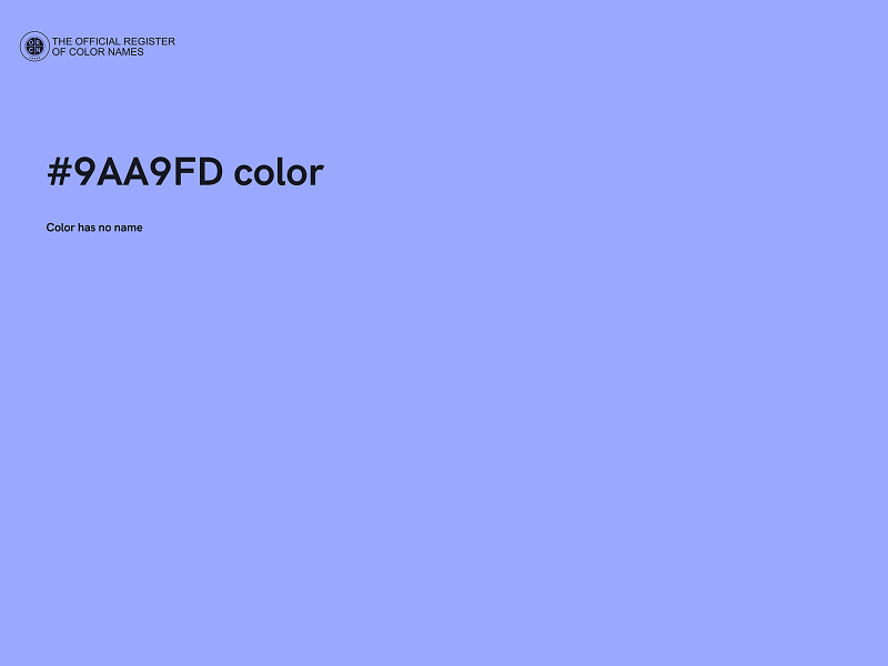 #9AA9FD color image