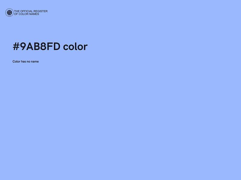 #9AB8FD color image