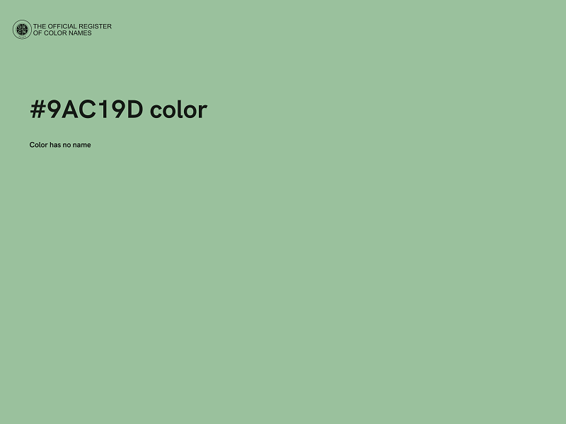 #9AC19D color image