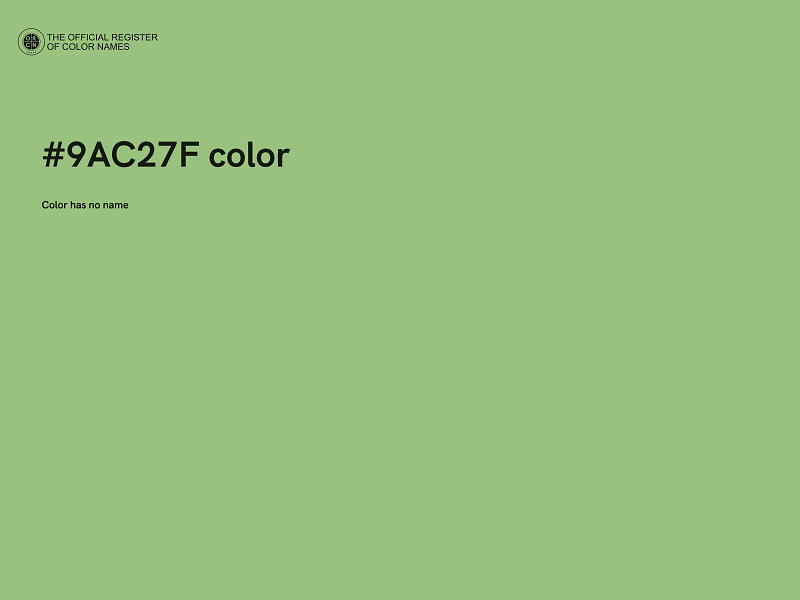 #9AC27F color image