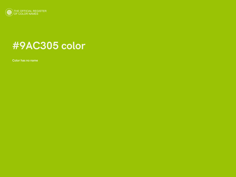 #9AC305 color image