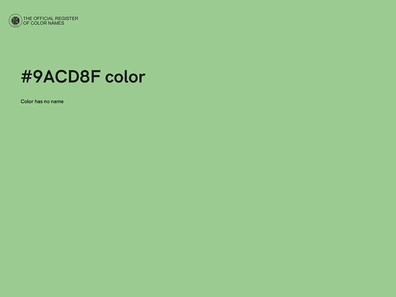 #9ACD8F color image