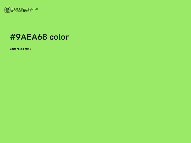 #9AEA68 color image