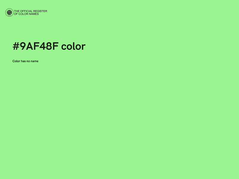 #9AF48F color image