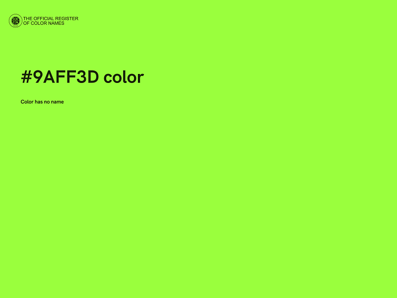 #9AFF3D color image