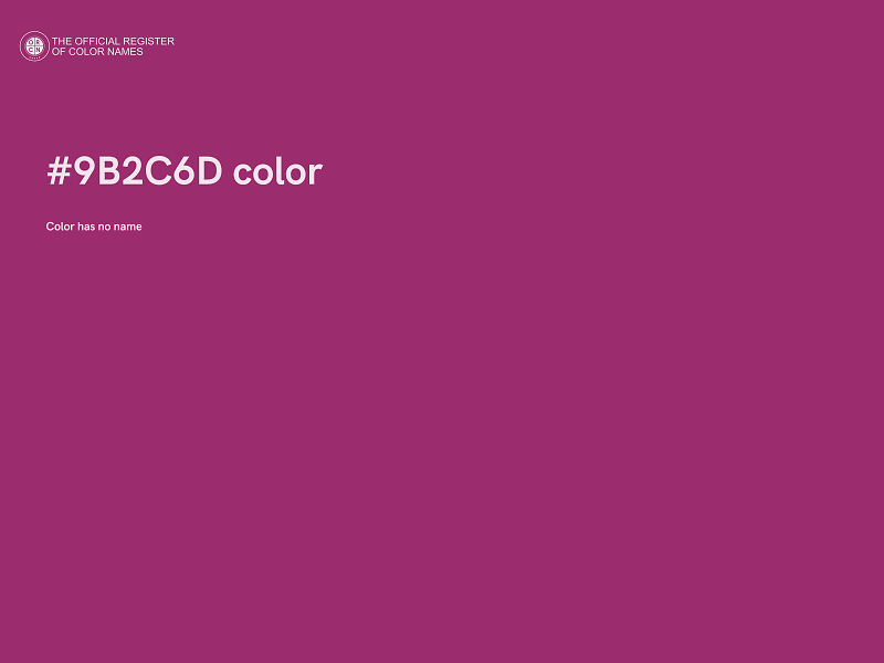 #9B2C6D color image