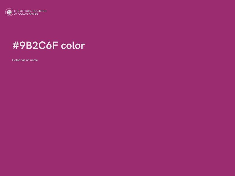 #9B2C6F color image