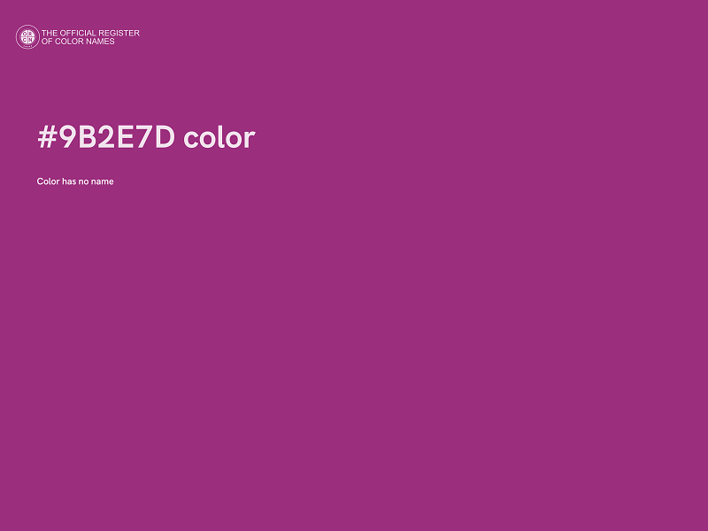 #9B2E7D color image