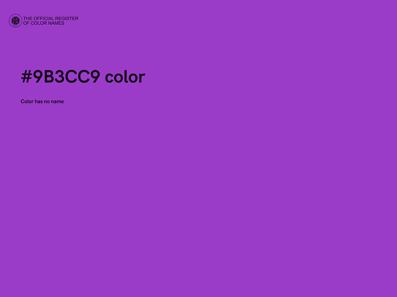 #9B3CC9 color image