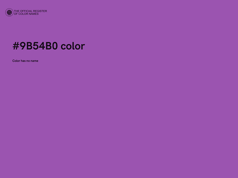 #9B54B0 color image