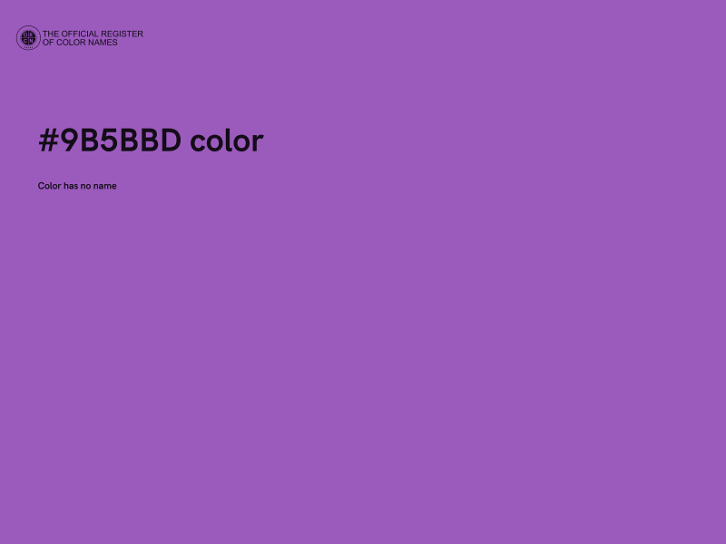 #9B5BBD color image