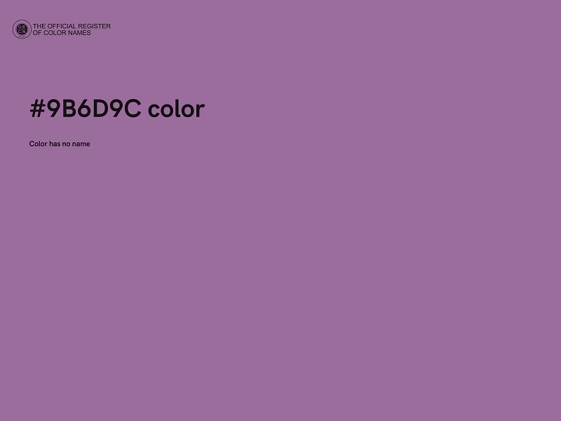 #9B6D9C color image