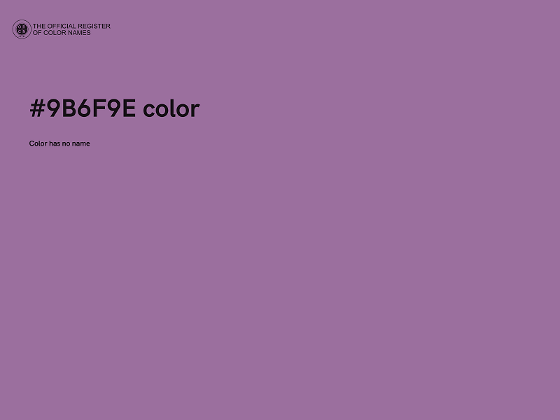 #9B6F9E color image