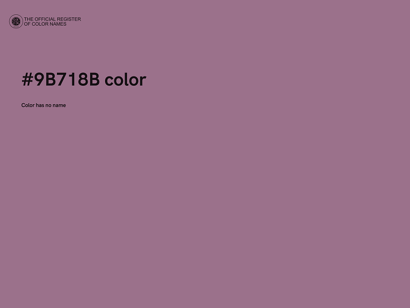 #9B718B color image