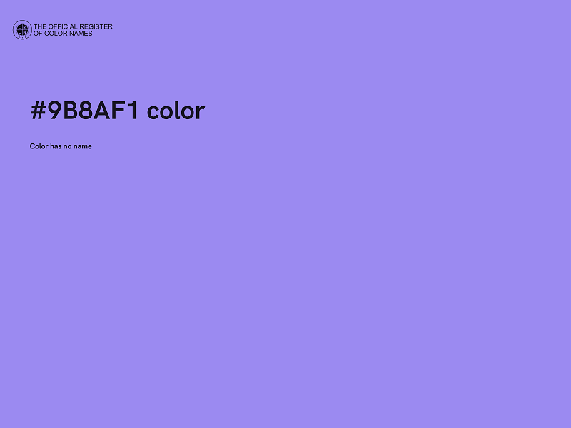 #9B8AF1 color image