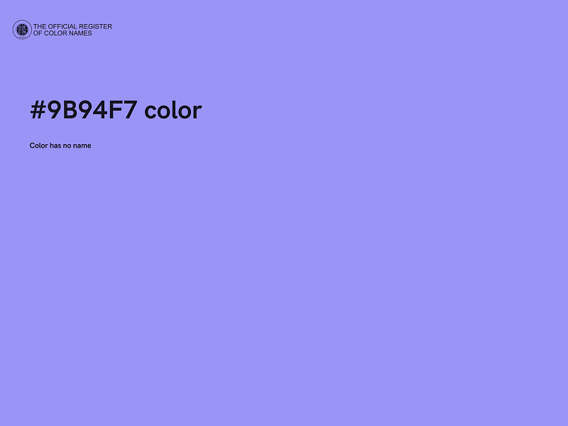 #9B94F7 color image